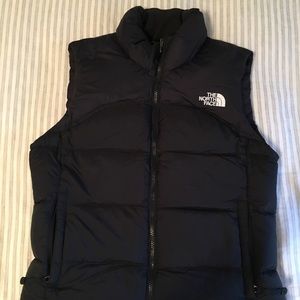 Black North Face Puffy Vest
